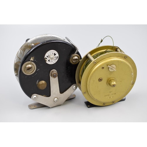 270 - Mitre Hardy Jewel 31/4 and a Strike Right Fly Fishing Reels