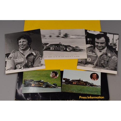 292 - John Player 1976 Grand Prix Photo's including Mario Andretti and Gunner Nilsson