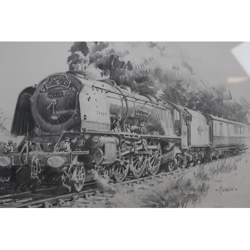 327 - Terence Cuneo Limited Edition (245 of 250) Signed Framed and Glazed Print of The Duchess of Hamilton... 