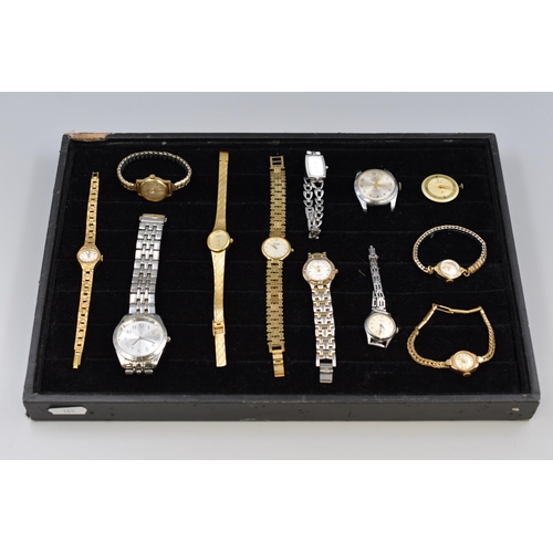 106 - Selection of Watches and Watch Heads including Sekonda, Bulver, Timex and More