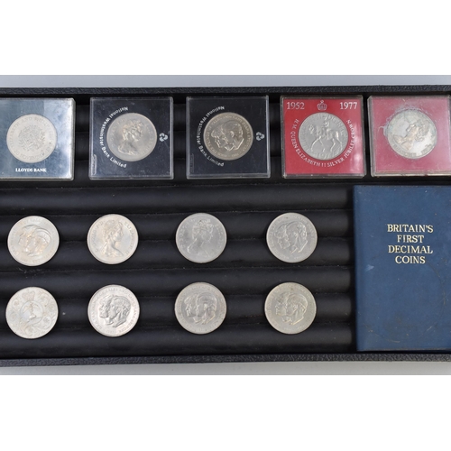 115 - Selection of Mixed Crowns and First Decimal Coin Collection