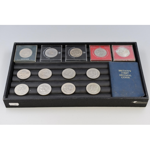 115 - Selection of Mixed Crowns and First Decimal Coin Collection