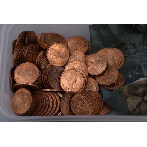 118 - One hundred and Twenty Half Penny Copper Coins