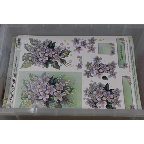 367 - very large quantity of A4 sheets of die cut 3D decoupage