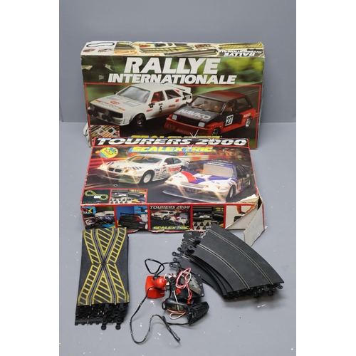 372 - A Scalextric Tourers 2000 Set (Untested But Appears Complete), With Scalextric Rallye Internationale... 