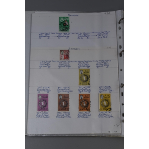 381 - Large Folder Containing selection of Stamps from Bermuda, Bahama's, Dominican Republic and others