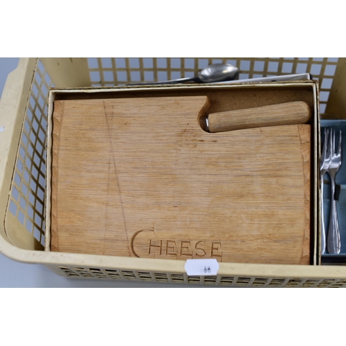 392 - A Large Selection of Cutlery, Includes Mostly Boxed Cutlery Sets, Silver Plated and More