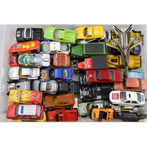 414 - Mixed Lot of Pre-Owned Di-Cast Cars and a plane to include Hot Wheels and others