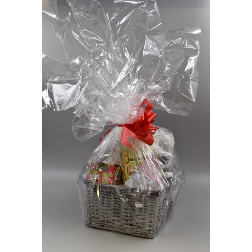 417 - Valentines Gift Basket Containing Candles, Facial Creams and More