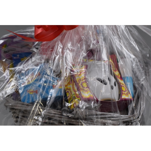 418 - Valentines Gift Basket Containing Candles, Facial Creams and More