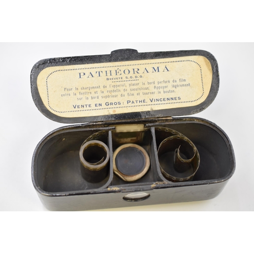 185 - Antique Circa 1910 Patheorama Film View Complete with Film