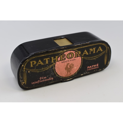 185 - Antique Circa 1910 Patheorama Film View Complete with Film