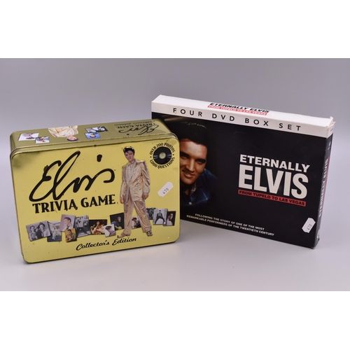 429 - Collector's Edition Elvis Trivia Game and Four DVD Box Set