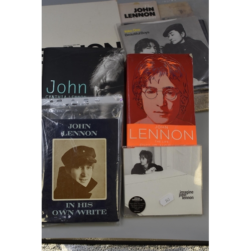 439 - Selection of John Lennon Memorabilia including Original Liverpool Echo from 1980, 1964 Copy of John ... 