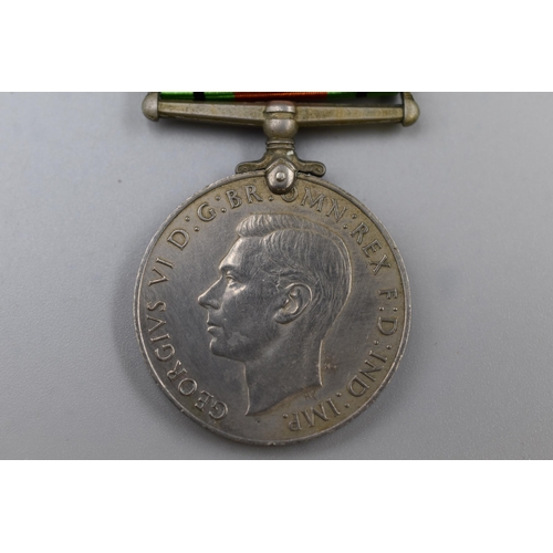 203 - George VI 1939 to 1945 WWII Defence Medal