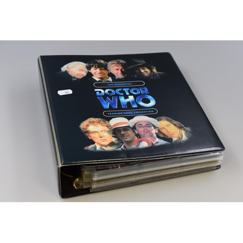 460 - A File Containing a Large Selection of Doctor Who Collectors Cards, Includes Monster Invasion Extrem... 