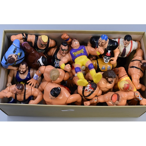 464 - A Selection of 20+ Early 90's Titan Sport Wrestling Figures