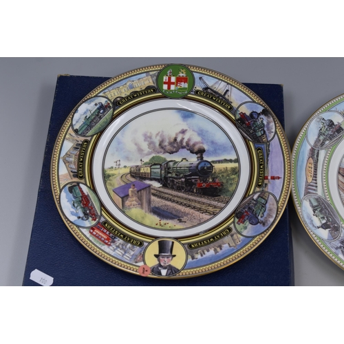 243 - Two Coalport Collectors Plates (The London and North Eastern Railway and The Great Western Railway)