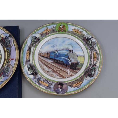 243 - Two Coalport Collectors Plates (The London and North Eastern Railway and The Great Western Railway)