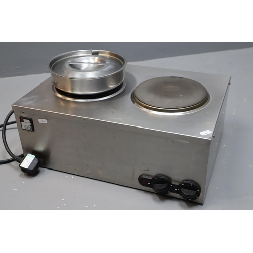 489 - Parry 1540w (Model Chub) Combination Bain Marie and Hob