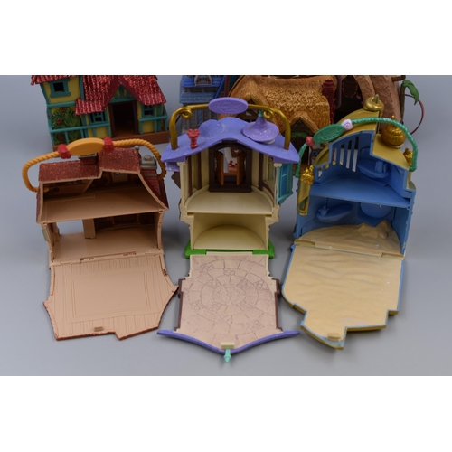 495 - Seven Disney Animators Houses and a Selection of Accessories and Figures