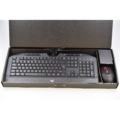 497 - Boxed as New Predator Keyboard and Mouse set