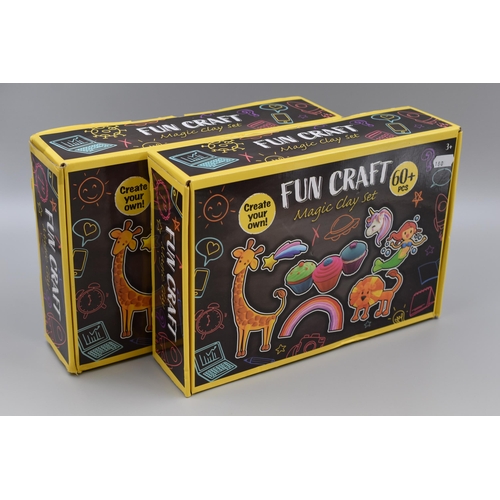 506 - Two Brand New Fun Craft Magic Clay Box sets Complete