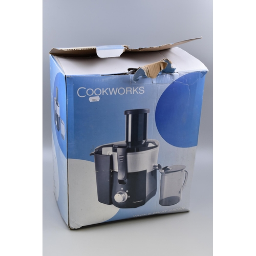 515 - Cookworks Whole Fruit Juicer (Powers On When Tested)