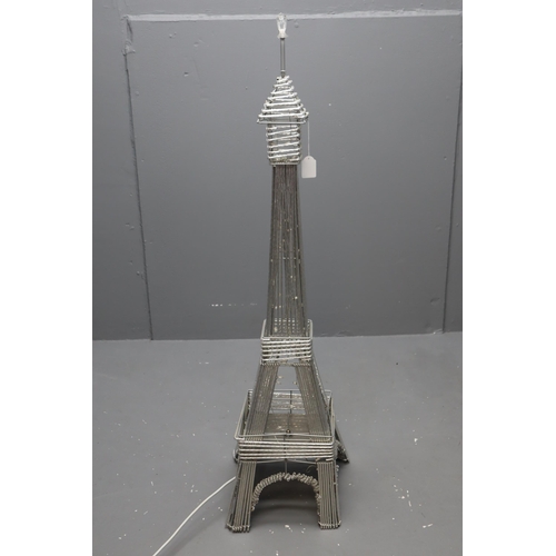 546 - Illuminating Eifel Tower Freestanding Multicolour Lamp approx. 4ft