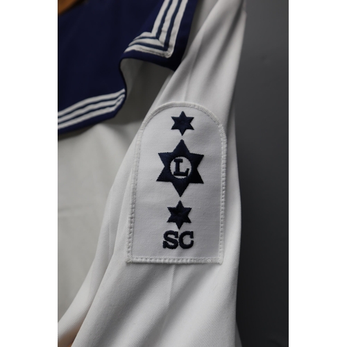 571 - Sailors Uniform Displaying the Arm Patches of Sergant and L.SC in Size Height 182, Chest 116, Waist1... 