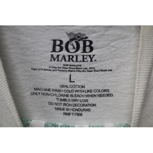 552 - Official Bob Marley Promotional T-Shirt in Size L