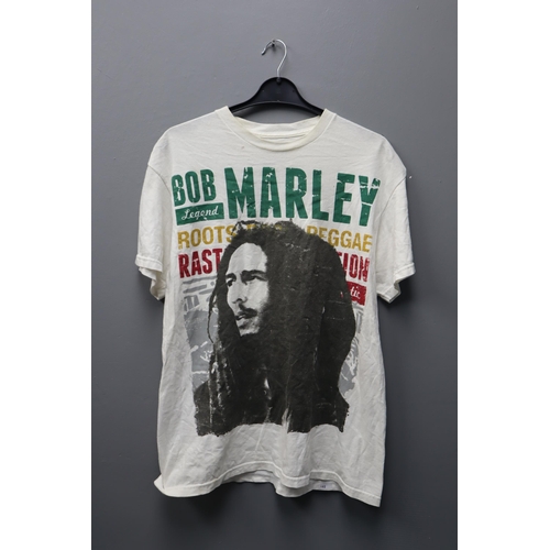 552 - Official Bob Marley Promotional T-Shirt in Size L