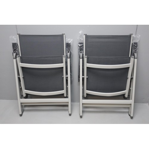 591 - Two New Adjustable Garden Chairs