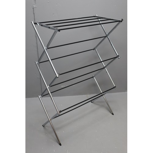 592 - New Folding Drying Clothes Rack in Chrome