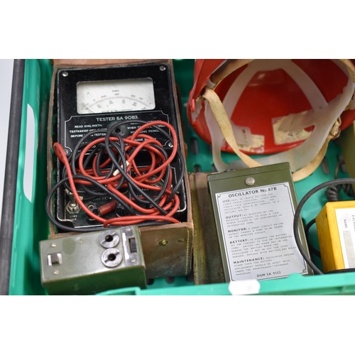 759 - Selection of Telephone Engineers equipment including Loop Tester, GPO Helmet, Trim Phone, Headphones... 