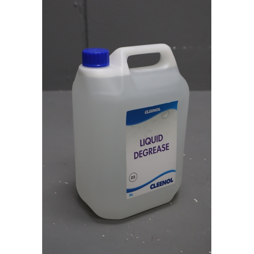 608 - Four New 5 Litre Cleenol Degreaser Bottle's (20 Litres in Total)