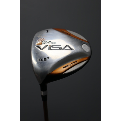 609 - Left Hand 'Palm Springs' Visa 10.5 Degree Golf Driver ( Number 1 )Includes Head Cover