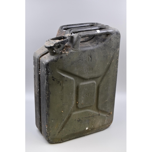 621 - Vintage Army LMP Jerry Can dated 1988