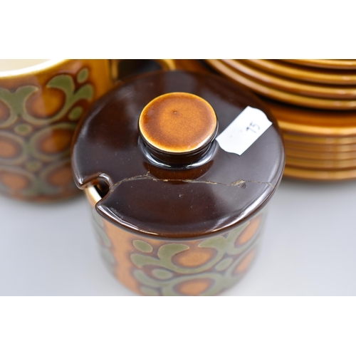 771 - Three Retro Part Tea/Coffee Sets. Includes Hornsea Bronte Twenty Three Piece Coffee Set (AF), Four P... 