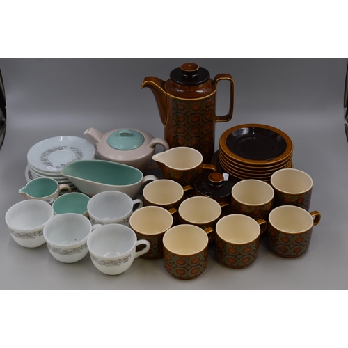 771 - Three Retro Part Tea/Coffee Sets. Includes Hornsea Bronte Twenty Three Piece Coffee Set (AF), Four P... 