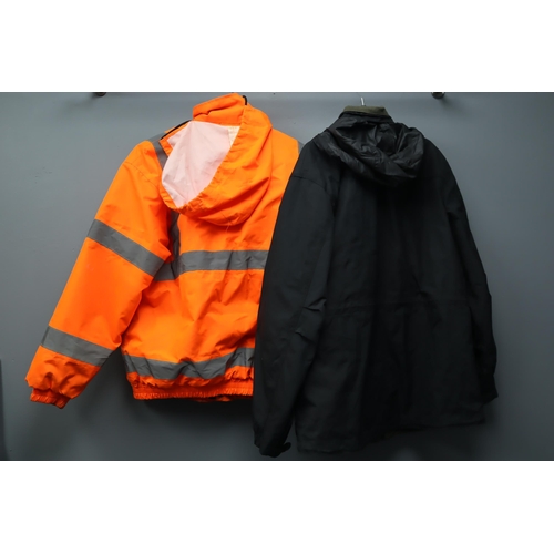 570 - Two Outdoor Jackets to include a Hi-Viz and a Blue Harbour Jacket both size XL