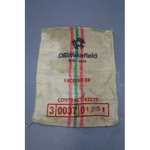 663 - Large Vintage Colombia Racafe Coffee Sack approx 38