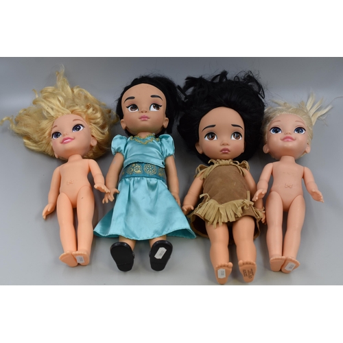 703 - Selection of 4 Disney Character Dolls (13