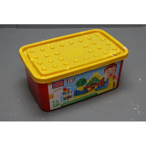 708 - LARGE Mega Bloks Tub Full of Building Blocks