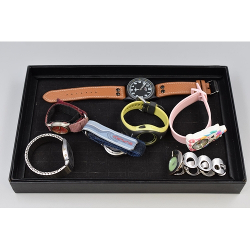 61 - Mixed Selection of Watches (most working). Includes Digital Citron Watch, Limit and more