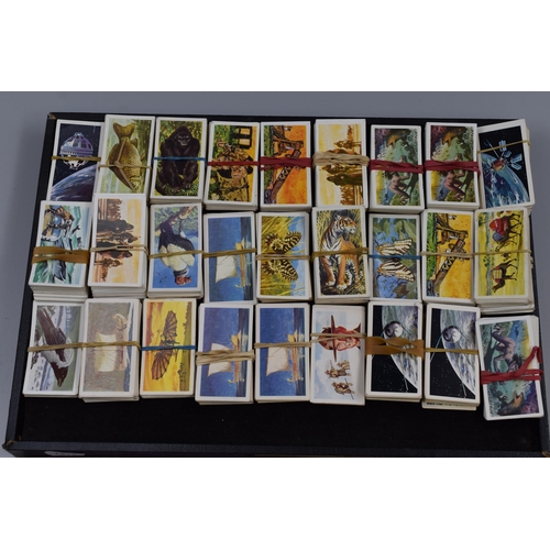 118 - Large Selection of Brooke Bond Tea Cards including Four Complete Albums