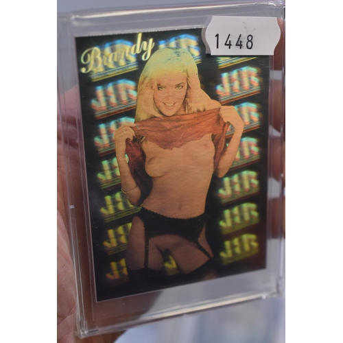 125 - Collection of Vintage Adult Trading Cards to include Hot Shots, Brandy, Hologram 1992 and others in ... 