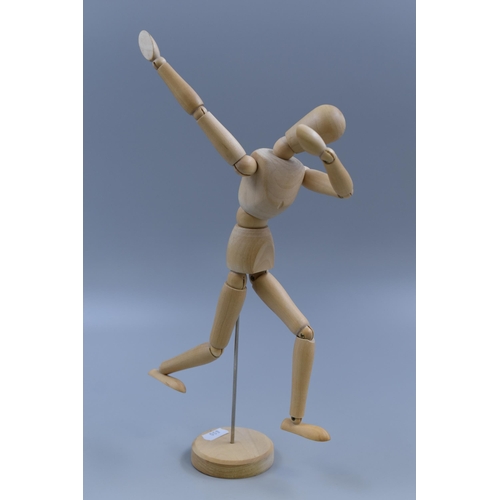 282 - Posable Artist Wooden Mannequin (13