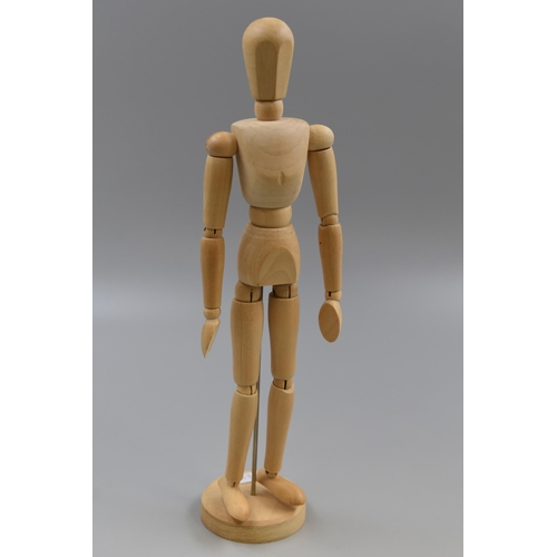 282 - Posable Artist Wooden Mannequin (13