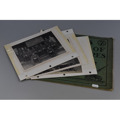 295 - Nelson's Portfolio of War Pictures (No 4) and 3 Original Military Photographs